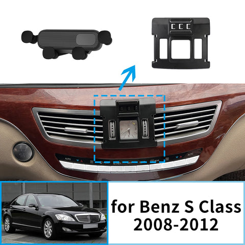 Smart Wireless Charging Phone Holder for Mercedes S Class 2008 Car Phone Holder CATUSIKI