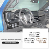 Dashboard Trim Kit for Chevrolet Silverado Car Interior Accessory HEBE