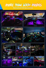 18-in-1 RGB LED Ambient Lights for Car Universal