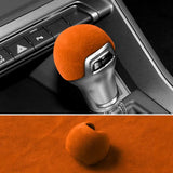 Made of Alcantara For Audi A3 Q2 S3 TT Sport Gear Shift Knob Boot Cover Decorative Trim Sticker Car Interior Tuning Accessori