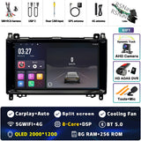 Android 15 QLED Multimedia Stereo for Mercedes-Benz 2004–2012