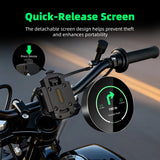 2.1in Round GPS Nav Speedometer Universal Motos Car Interior Accessory EKIY