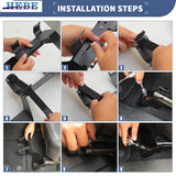 Under Seat Fire Extinguisher Mount for Jeep JL JT 18-25 Car Interior Accessory HEBE