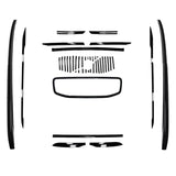 Fog Light Body Decoration Sticker for Volvo XC60 2018 Car Interior Accessory LINGLUYANG 1 set