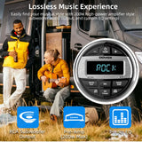 IPX5 Waterproof Marine Stereo Bluetooth 200W for RV Boat Car Interior Accessory AKAMATE