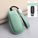 PU Car Key Case Cover for Aion S V Y Lx Gm8 Ga6 Sgs7 Gs5 J14 J16 Leather Car Key Accessory