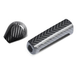 Carbon Fiber Gear Stick Shift Cover for Smart 453 Car Interior Accessory GMUNI