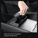2025 2026 Tesla Model Y Launch Juniper/ Model 3 2025 Car Glasses Tray Center Console Armrest Storage Box Organizer Car Interi