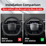 Breathable Carbon Fiber Wheel Cover for Lancia Car Interior Accessory Hocasen