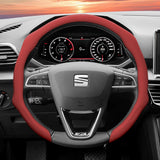 Perforated Leather Wheel Cover for Seat Ibiza Ateca Leon
