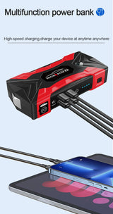 Minus Two Portable Car Jump Starter 1000A with Air Pump Power Bank and Emergency Starting Booster