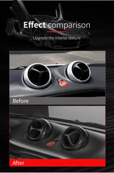 AC Outlet Cover Trim for Smart 453 Car Interior Accessory GMUNI