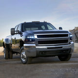 LED Matrix Projector Headlights for Silverado 07-13 Car Interior Accessory Vland