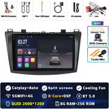 2K QLED Android 15 Multimedia Player for Mazda 3 2004–2013