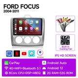Android 12 Multimedia GPS Navigation for Ford Focus 2004–2015
