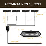 4-Piece Front Grille Lights for Toyota Tacoma 2024 LED Ambient Light MAGIC COLORM