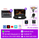 Android 13 Multimedia GPS Radio for Mitsubishi Outlander 2005–2012