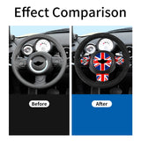 Steering Wheel Center Emblem Badge Ring for MINI Car Interior Accessory GMUNI
