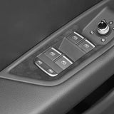 For Audi A4L A4 S4 A5 S5 RS4 RS5 Q5L SQ5 Q5 Q7 Made of Alcantara Car Window Switch Panel Trim Sticker Auto Interior Accessori