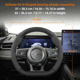 Suede Matte Carbon Fiber Cover for Lynk & Co 01