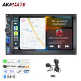 7 Inch Universal Double Din CarPlay Player Radio