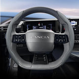 Non-Slip Leather Wheel Cover for Lancia Delta