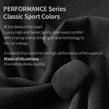 For Audi Q3 Q2 A1 Sport Gear Shift Knob Boot Decorative Trim Sticker Car Premium Interior Tuning Accessories Made of Alcantar
