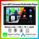 7-Inch 2DIN Multimedia Player with Wired CarPlay for Universal Android Head Unit LEXXSON Default Title