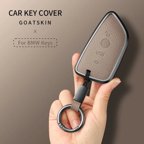 Aluminium Alloy Car Key Case Cover for BMW 1 3 5 7 Series x1 x3 x5 x7 Car Key Accessory OEM