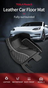 Custom Floor Mats Waterproof Liners for Tesla Model 3 Car Interior Accessory GMUNI