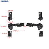 Leather Anti-roll Bar Cover for Jeep Wrangler JK 2007 Car Interior Accessory HEBE