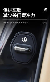 For Leapmotor B10 B01 C10 C01 C11 C16 T03 Car Silicone Door Lock Cover Anti Vibration Buffer Pad PROTECTIVE ACCESSORIES Car S