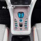 For BYD Sealion 5 DM-i 2025 2026 Car Central Control Button All-inclusive Silicone Pad Scratch-proof Car Interior Accessory M