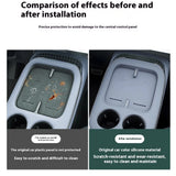 For Xpeng G7 Xiaopeng Wireless Charging Pad - Silicone - Center Console Cup Holder - Protective Pad - Cover - Interior Modifi