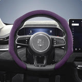 Suede Steering Wheel Cover for Zeekr Non-Slip Fit
