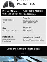 For Xpeng G6 2023 2024 Carbon Fibre Rearview Mirror Decorative Strip
