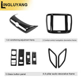 Rear Air Outlet Trim Stainless Steel for Volvo XC40 Car Interior Accessory LINGLUYANG
