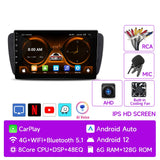 9-Inch Touchscreen Android Head Unit for Seat Ibiza 2009–2013