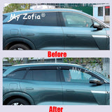 Deflectors For BYD Sealion 8 TANG L 2025 2026 Car Side Windows Visors Rain Eyebrow Sun Visor Awning Trim Accessories Deflecto