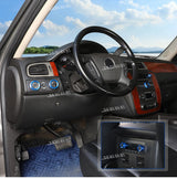 Center Console Knob Ring for Chevy Silverado 2007-2013