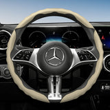 Wave-Shaped Sporty Steering Wheel Cover for Mercedes