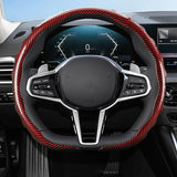 Steering Wheel Cover Carbon Fiber for Universal