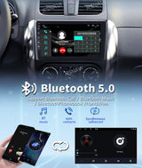 2K QLED Android 15 Multimedia Head Unit for Suzuki SX4 2006-2013
