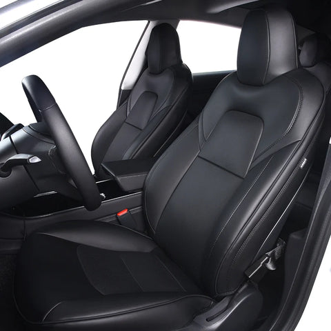 Waterproof PVC Seat Covers Full Set for Tesla Model 3 Y Car Interior Accessory GMUNI