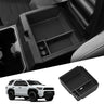 Toyota 4Runner 2025 Center Console Armrest Storage Box Car Tray ABS Organizers Tidying Interior Accessories Black