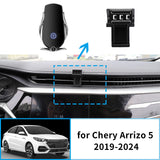 Smart Wireless Fast Charging Phone Mount for Chery Arrizo 5 Car Phone Holder CATUSIKI