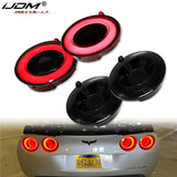 Full LED Halo Tail Lamp Assemblies For Corvette C6 2005-2013 Car Interior Accessory iJDM