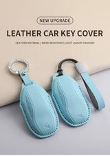 Car Smart Key Case Cover For IM Zhiji L7 LS7 L6 LS6 PU Leather Car Key Cover Protector Keychain Car Key Case Cover OEM