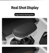 Original Leather Center Gear Shift Knob Cover Lever Shifter Boot Car Accessories For Geely Tugella/ Binyue / Preface / Borui GE