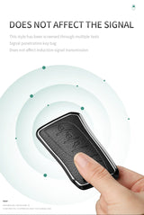 Aluminum Alloy Goatskin Car Key Case Cover For Lexus